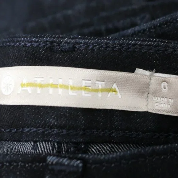 NWT Athleta Overdye Ankle Skinny Sculptek Jeans Size 0 - Picture 6 of 6